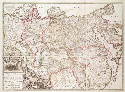 Russland, ca. 1725 von French School